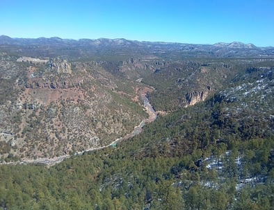Grandiosa vista al cañón Tararecua